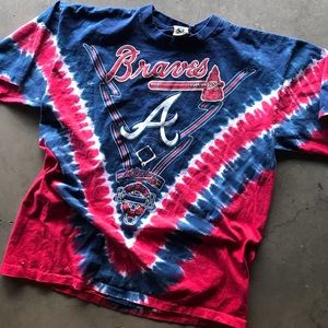 Vintage Liquid Blue Atlanta Braves T-Shirt